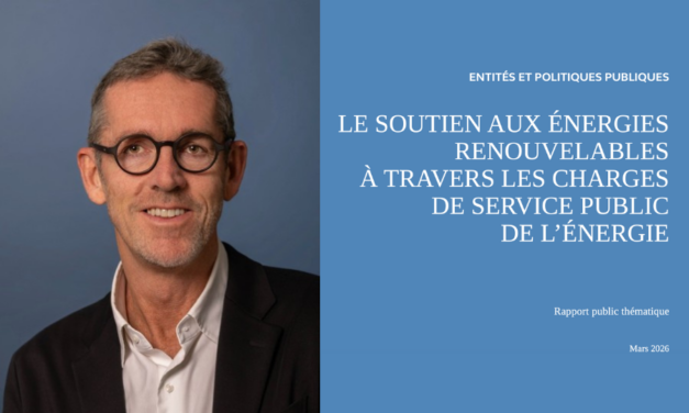 Le rapport de la Cour des comptes véhicule une image déformée du secteur des énergies renouvelables répond Jules Nyssen (SER) – 2