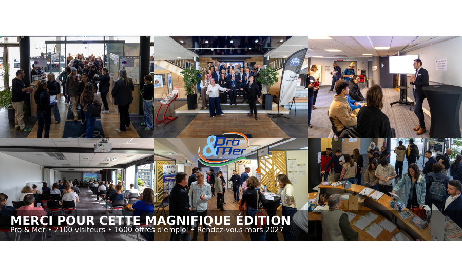 Le Salon Pro&Mer, emplois et formations : la demande est là, les réponses aussi !
