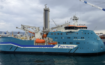 Acta Marine France reçoit son navire Acta Hercules affrété par Vestas