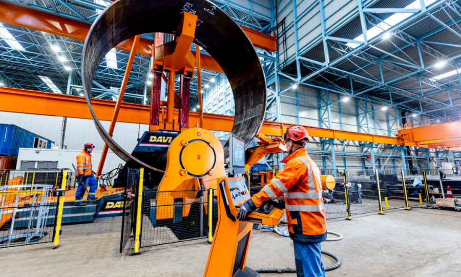 La technologie de laminage Davi permet au groupe Sif d&rsquo;accélérer sa production à Maasvlakte II