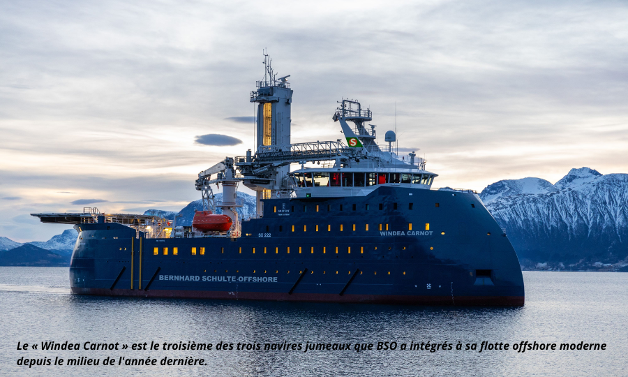 BS Offshore reçoit son troisième navire CSOV