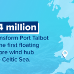 £64 millions de livres pour le pôle éolien offshore de Port Talbot en mer Celtique
