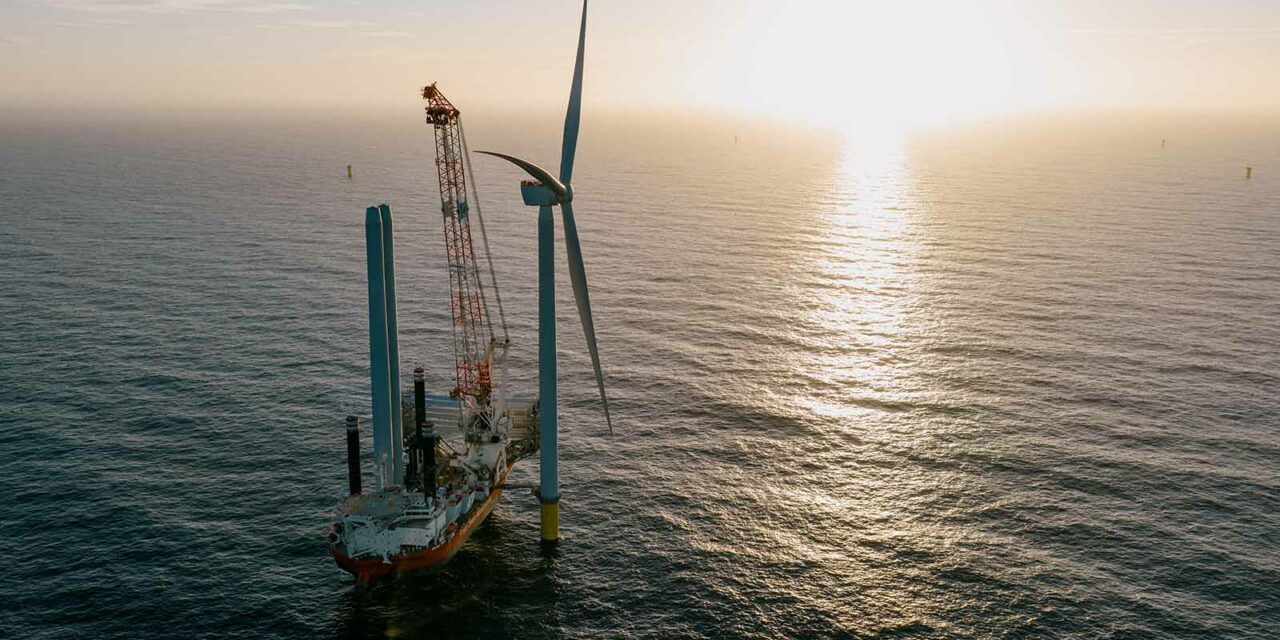 Le parc éolien offshore Thor installe des mâts en acier à faible empreinte carbone et des pales recyclables