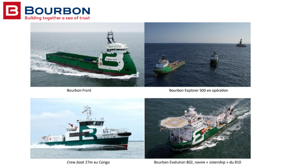 BOURBON renforce sa flotte : 13 nouveaux navires d&rsquo;une valeur de plus de 180 M$, 10 navires d&rsquo;ores et déjà sous contrat