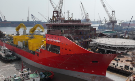 Jan De Nul a lancé un nouveau navire de haute performance : le William Thomson,