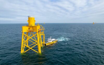 L’installation des fondations du parc de Dieppe-Le-Tréport progresse