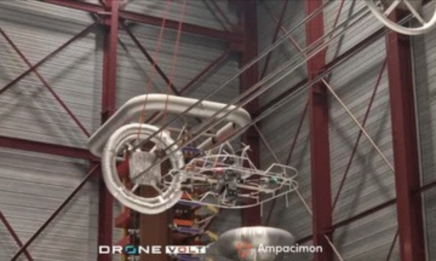 Le LineDrone certifié par EDF pour la maintenance des lignes à haute tension