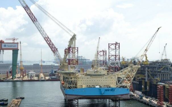 Le Maersk Viridis fait route vers l&rsquo;Empire Wind 1