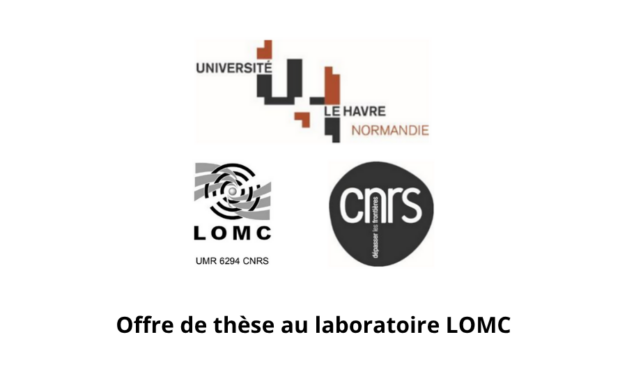 Offre de thèse au laboratoire LOMC / PhD position at LOMC