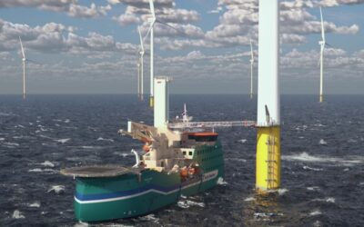 L&rsquo;Acta Pegasus, le navire de soutien à l&rsquo;éolien en mer, prend le pavillon français