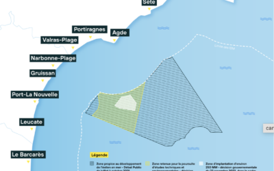 EFLO, l’un des deux lauréats pour l’AO6 éolien flottant en Méditerranée