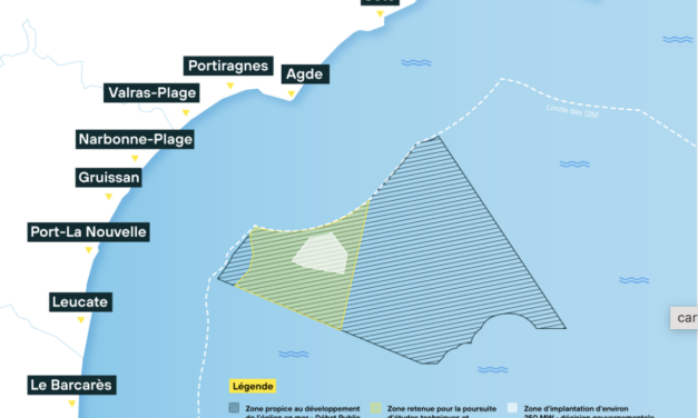 EFLO, l&rsquo;un des deux lauréats pour l&rsquo;AO6 éolien flottant en Méditerranée