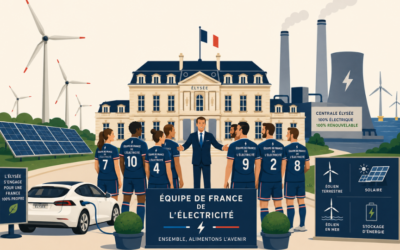 Emmanuel Macron forme « l&rsquo;Équipe de France de l&rsquo;électricité »