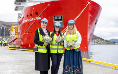 Nexans célèbre la remise officielle du navire câblier CLV Nexans Electra