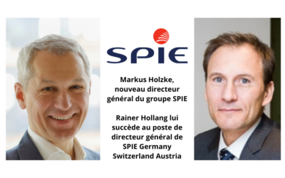 Markus Holzke, directeur général du groupe SPIE et Rainer Hollang devient directeur général de SPIE Germany Switzerland Austria
