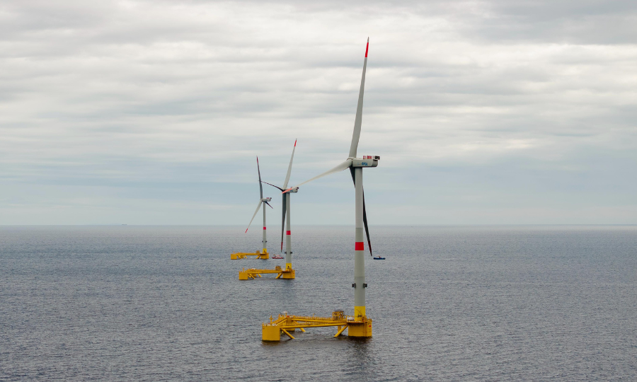 Ocean Winds produit ses premiers kilowatts avec la ferme pilote flottante au large de Leucate