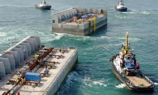 Plus que 6 caissons à installer pour le hub Ile Princesse Elisabeth