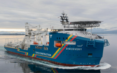 Vard, livre un navire câblier à Toyo Construction pour les parcs éoliens en mer, mais pas que !