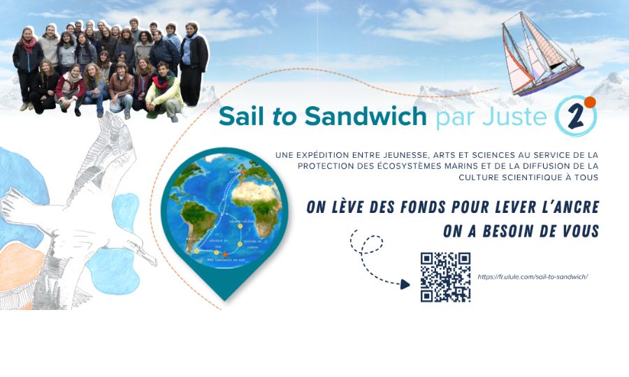 L&rsquo;association Juste 2°C cherche ses derniers financements pour son expédition « Sail to Sandwich »