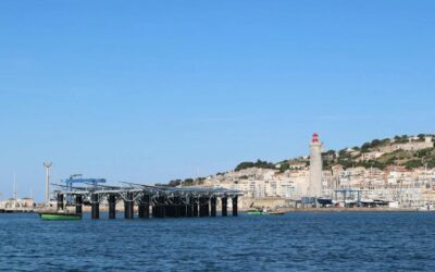 SolarinBlue a mis à l’eau une table conchylicole expérimentale dans l’étang de Thau