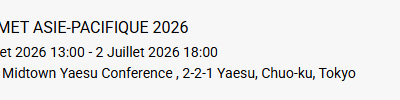 Agenda : Les événements de fin juin 2026 et juillet à ne pas manquer !