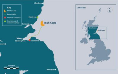 Les trois sections du deuxième câble d&rsquo;exportation d&rsquo;Inch Cape sont posées