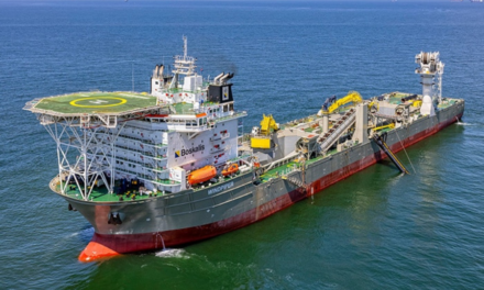 Le Boskalis Windpiper devient le plus grand navire d&rsquo;installation de roches sous-marines