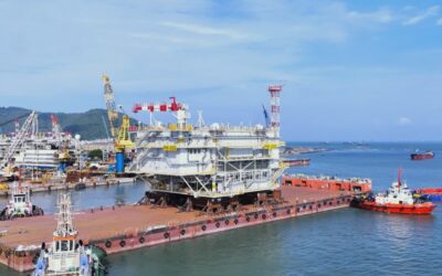 PTSC M&C décharge la sous-station offshore de Fengmiao
