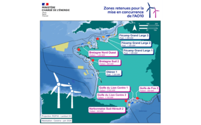 Le ministère chargé de l&rsquo;énergie débloque près de 260 millions d&rsquo;euros pour adapter cinq ports au développement de l&rsquo;éolien flottant