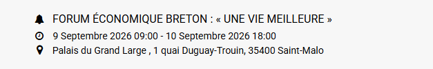 Agenda : les événements de l&rsquo;été jusqu&rsquo;aux Océanes Atlantique