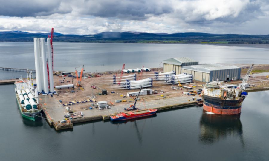 Jusqu&rsquo;à 180 nouveaux emplois dans le secteur de l&rsquo;éolien offshore vont être créés au port de Nigg, à Maraen, en Écosse
