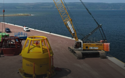 Encomara teste le système de connexion rapide pour éoliennes flottantes « Squid »