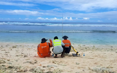 Fugro réalise une cartographie côtière des Iles de Kiribati