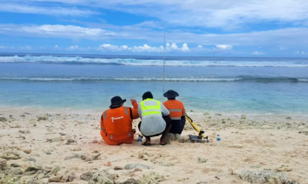 Fugro réalise une cartographie côtière des Iles de Kiribati
