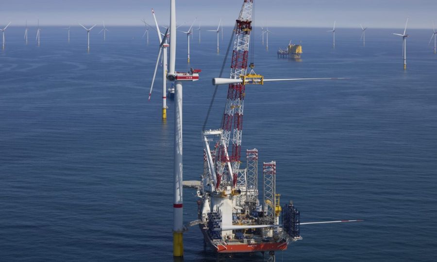 He Dreiht : toutes les turbines sont installées