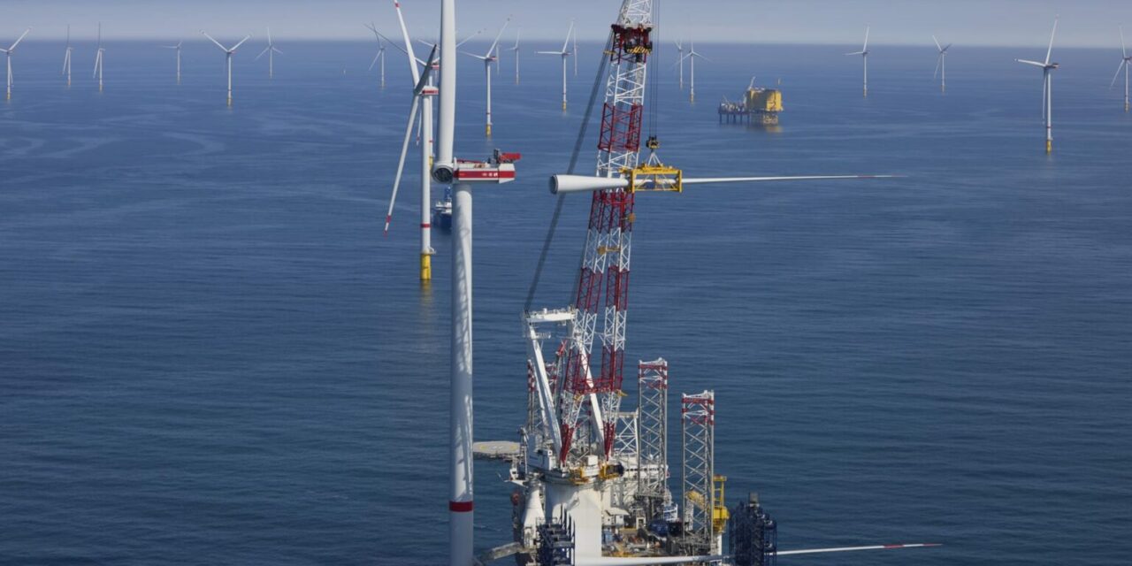 He Dreiht : toutes les turbines sont installées