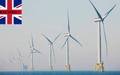 L&rsquo;éolien offshore établit un nouveau record de production au Royaume-Uni en 2025