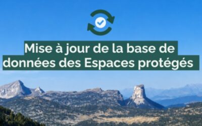 La base de données nationale des espaces protégés est désormais disponible dans sa version actualisée !