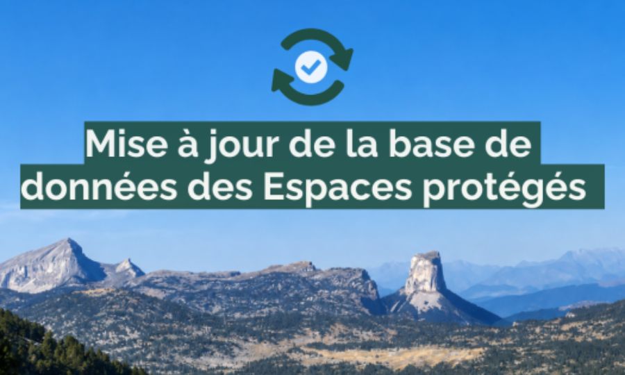 La base de données nationale des espaces protégés est désormais disponible dans sa version actualisée !