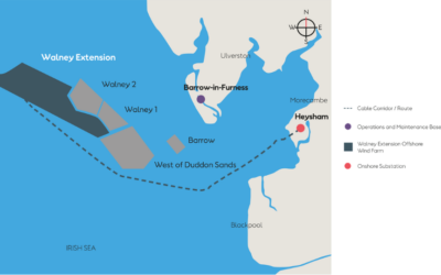 TotalEnergies signe un PPA avec le parc éolien en mer « Walney » 1 et 2 au Royaume-Uni