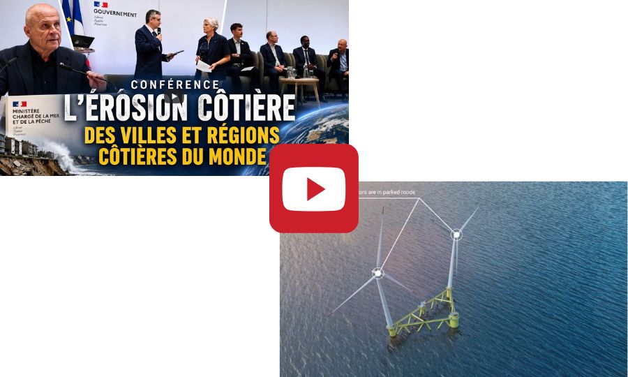 Les vidéos de cette semaine : conférence l&rsquo;érosion côtière et le Twin Hub