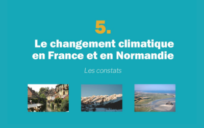 Le changement climatique en France et en Normandie – les constats – 2
