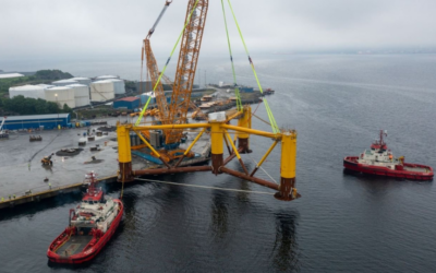 Sarens a joué un rôle clé dans le développement du projet éolien flottant de Culzean en Norvège