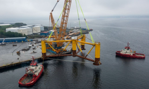 Sarens a joué un rôle clé dans le développement du projet éolien flottant de Culzean en Norvège
