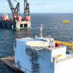 La deuxième station de conversion offshore de Hornsea 3 est posée