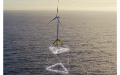 L&rsquo;éolienne flottante de démonstration TetraSpar est rentrée au port : sa mission en mer est terminée