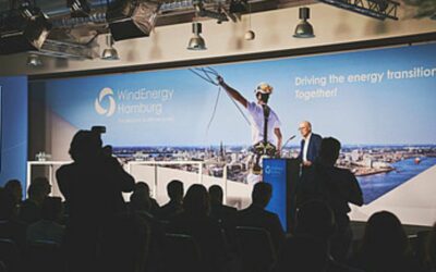 « Le transfert de connaissances et le partage d&rsquo;informations sont au cœur de l&rsquo;édition 2026 »  Andreas Arnheim, directeur de WindEnergy Hamburg – 3