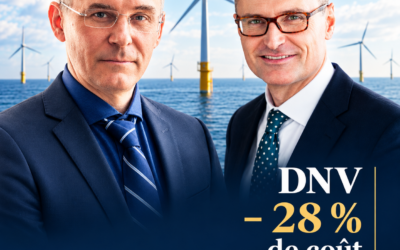 DNV : avec l’industrialisation et la normalisation les coûts de l’éolien en mer du Nord pourrait être réduits jusqu’à 28 %