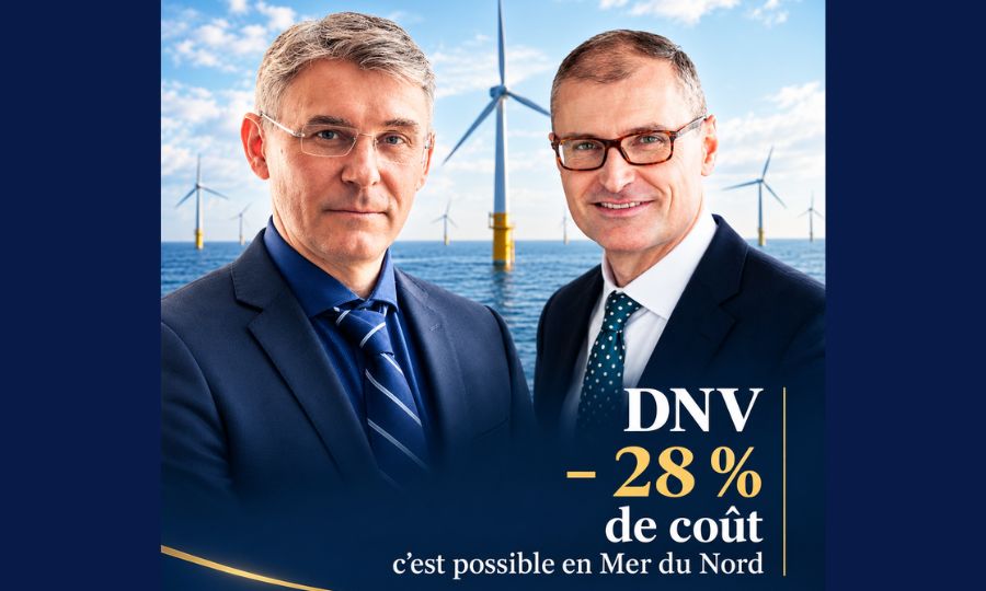 DNV : avec l&rsquo;industrialisation et la normalisation les coûts de l&rsquo;éolien en mer du Nord pourrait être réduits jusqu&rsquo;à 28%
