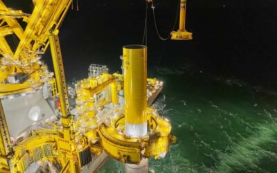 Jan De Nul a installé avec succès le premier monopieu d&rsquo;OranjeWind en mer du Nord néerlandaise